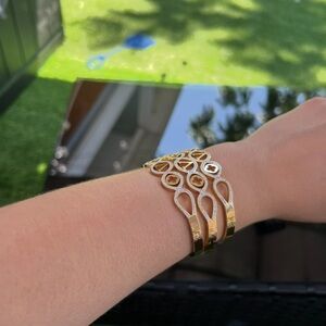 Chic Gold and Silver Bracelet